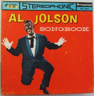 AL JOLSON SONGBOOK NORMAN BROOKS w AL GOODMAN ORCH REEL TO REEL TAPE 3 