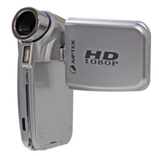 Aiptek A HD Pro 1080p 128 MB Camcorder Video Camera Silver