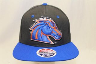 Boise State Broncos NCAA  Zhat Zephyr Snapback Hat Cap Gray REFRESH 