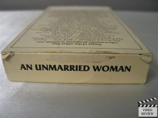 An Unmarried Woman VHS Jill Clayburgh, Alan Bates, Michael Murphy