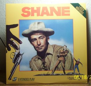 Shane 53 Laserdisc LD Alan Ladd Jean Arthur Van Heflin