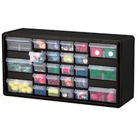 Akro Mils Plastic Storage Cabinet 26 Drawer 10126