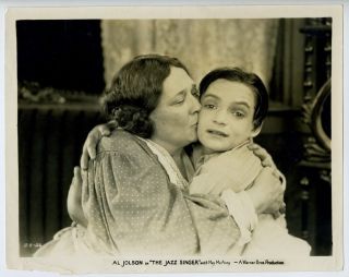 Movie Still Al Jolson in The Jazz Singer 1927 Eugenie Besserer Bobby 