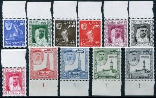   36 Pristine Mint Never Hinged Set Sheik Ahmad Bin Ali Al Thani