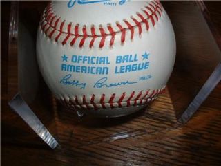 Mickey Mantle Signed Rawlings OAL Baseball w COA HOF NY Yankees D 95 