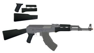 JG AK47 0506 0512 Airsoft Rifle Black Hand Guard Pistol Grip and Sotck 