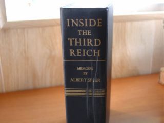 Inside The Third Reich Memoirs by Albert Speer 1970