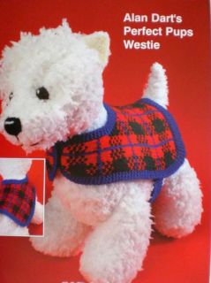 Alan Dart Westie Dog Toy Knitting Pattern Leaflet New