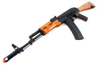 465 FPS CYMA Full Metal AK 47 AK 74 Airsoft Electric Gun Real Wood 