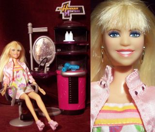 Disney Pop Star Hannah Montana Barbie Doll In Dressing Room