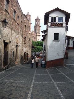 Taxco de Alarcon, located in the mountains of Guerrero State between 