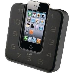 iLive Charge Play iPhone iPod Dock Speaker Alarm Clock FM Radio 