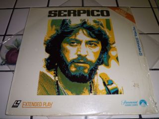 Serpico Laserdisc EP 2 Disc 1982 Al Pacino Very RARE