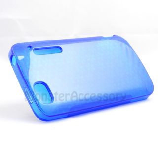 Blue Candy TPU Skin Case Cover for Alcatel Authority One Touch 960C 