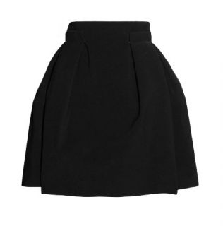 3,325 LANVIN Hiver 2011 Runway High Waisted Stretch Crepe Skirt 42 