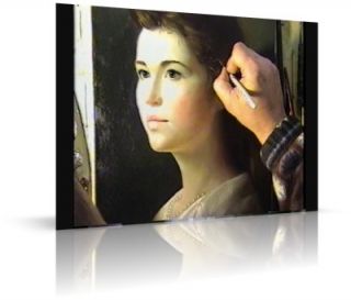 Portrait of Anna by Alexei Antonov Oil Paintings Video DVD