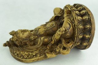   Collectibles Decorated Handwork Alabaster Carving Buddha Statue AAAAA