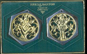 Complete Reed Barton 12 Days of Christmas Medallions