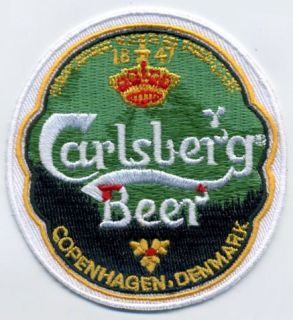 Carlsberg Beer Beverage Alcohol Drink Embroidered Patch