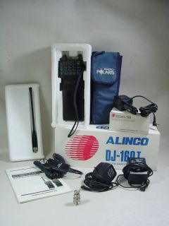 ALINCO DJ 160T HANDY AMATEUR HAM RADIO TRANSCEIVER IN ORIGINAL BOX 