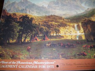   Radmacher Chevron The Rocky Mountains by Albert Bierstadt 1975