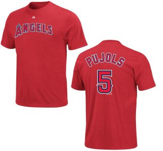 Los Angeles Angels Albert Pujols MENS Jersey T Shirt   PREORDER