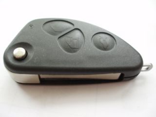 Replacement 3 Button Flip Key Case for Alfa Romeo 147 156 166 GT 