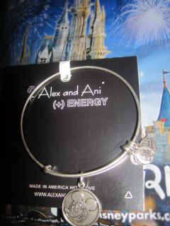 Alex and Ani Energy Disney Silver Expandable Mickey Mouse