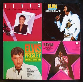 ELVIS PRESLEY 4 Great Albums Up For Bid ROCKABILLY HILLBILLY RECORDS 