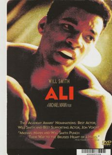 Ali Will Smith Movie Backer Card not DVD RARE Mini Poster Promo
