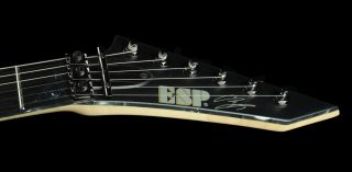 ESP Alexi Laiho Blacky Signed Electric Guitar Ebony Fretboard Floyd 
