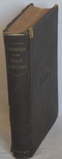    Civil War Book Chronicles of the Great Rebellion 1864 Allen M Scott