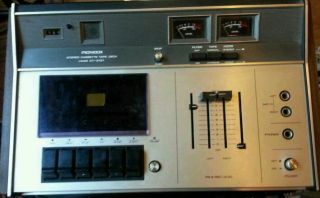 Pioneer ct 3131 stereo cassette tape deck made in japan heavy