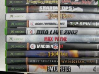 this is a lot of 10 working xbox original games used all