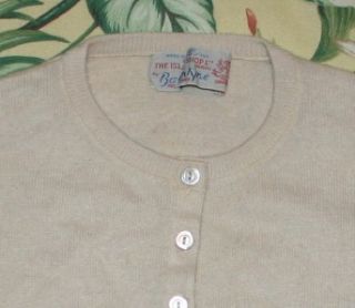 Vtg 60s Cashmere Ballantyne Cardigan Sweater Medium M