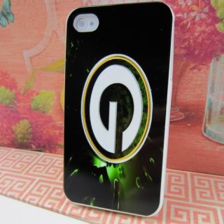 Apple iPhone 4 4S 4G Green Bay Packers Rubber Silicone Skin Case Cover 