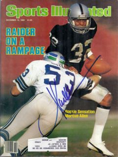 Marcus Allen Autographed 1982 Sports Illustrated Raider