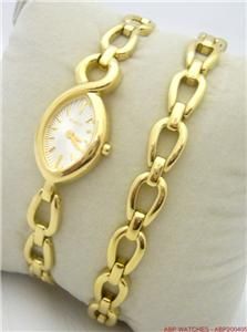 Timex Ladies Gold Plated Watch Bracelet Set RRP £49