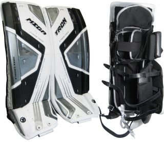 New Tron Mega Pro Hockey Goalie Leg Pads SR