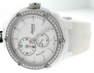  Alpina Avalanche Extreme Regulator White Ceramic Diamond Watch