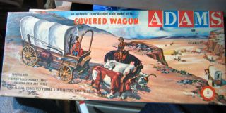 Vintage 1958 Adams Model Covered Wagon Kit