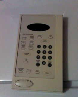 Frigidaire Microwave Oven Control Panel Touch Pad 5303319678 Almond