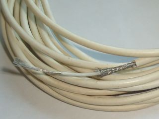12 Feet Silicone Braided Shielded Silver Copper Wire AWG 24 41 40 