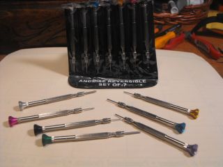 Precision Watch and Jewelers Screwdriver Set 8 Pieces