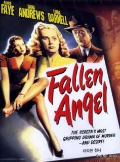 Fallen Angel 1945 DVD New Alice Faye Otto Preminger