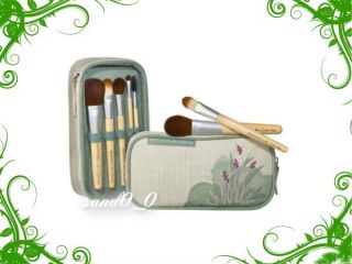   Brush Set and Natural Recycled Makeup Bag by Alicia Silverstone