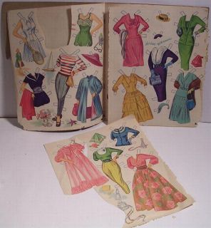 Grace Kelly Vintage 1950s MGM Star Whitman Paper Doll Set Book