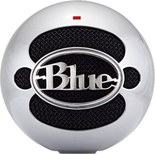 blue snowball usb mic brushed aluminum item 423201 618 condition new