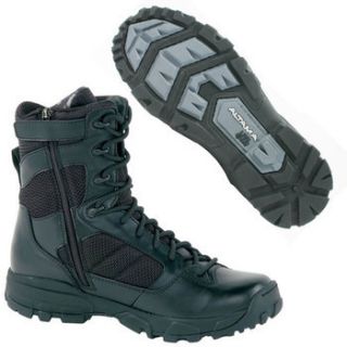 ALTAMA Mens 8 Litespeed Side Zip Boots 3454 Black Brand New