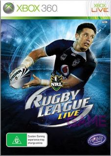 RUGBY LEAGUE LIVE XBOX 360 PAL (NRL Rugby League Football Action/Free 